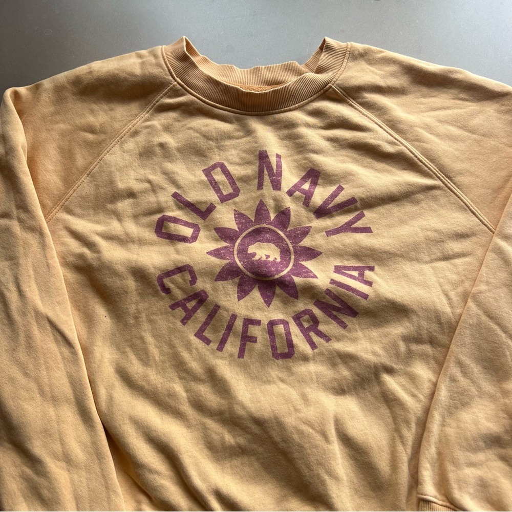 Old Navy California Crop Sweatshirt